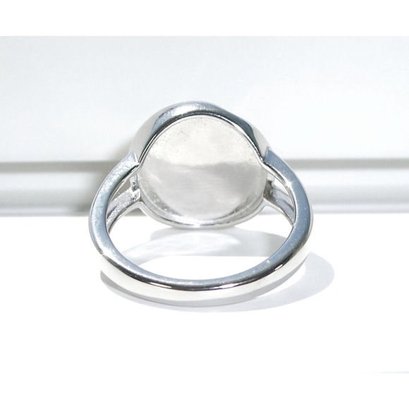 925 STERLING SILVER Sun & Moon High Polished Ring - Picture 10 of 16